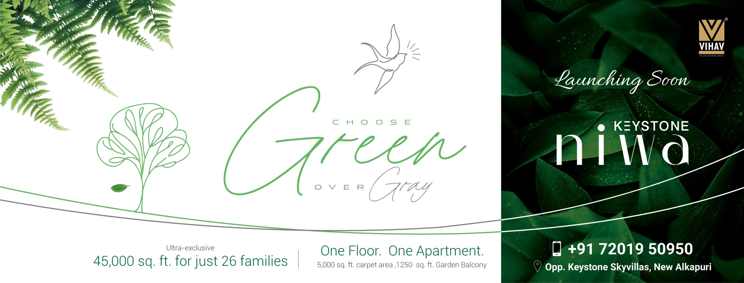 Keystone Niwa - Luxurious 4B2HK Apartments in Vadodara